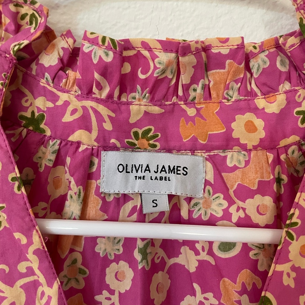 OLIVIA JAMES Elizabeth Top in Harvest Plum | Size S | NWOT - Picture 4 of 6